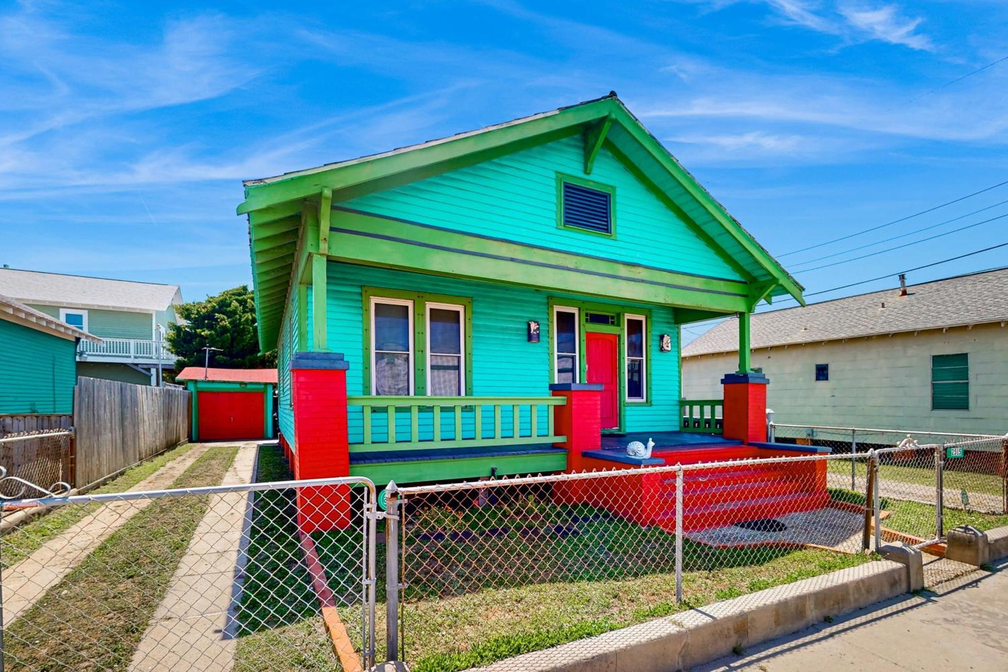 Sky Blue Beach Galveston Exterior photo